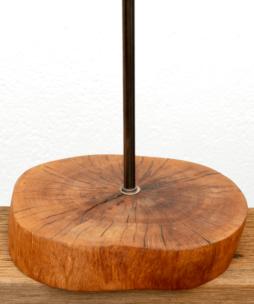 Lámpara Corcha detalle1 - Detalle de Lámpara Corcha de madera de Alcornoque, una pieza única -Yolpiq/052 -dn